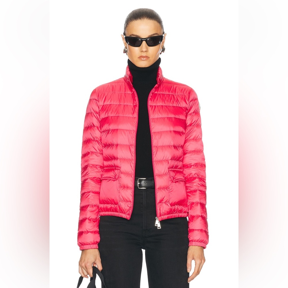 Moncler Lans jacket - Vibrant Pink Packable Jacket